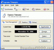 Express Timesync screenshot